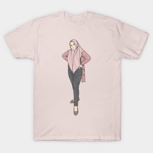 Pink and Black T-Shirt